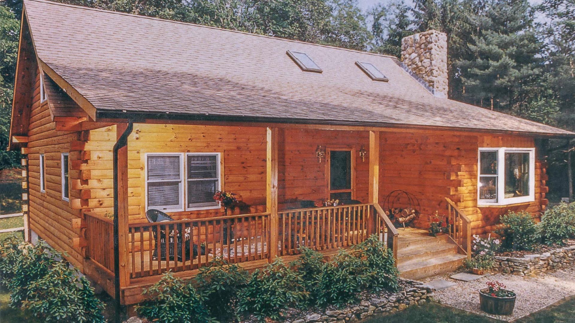The Newport Northeastern Log Homes
